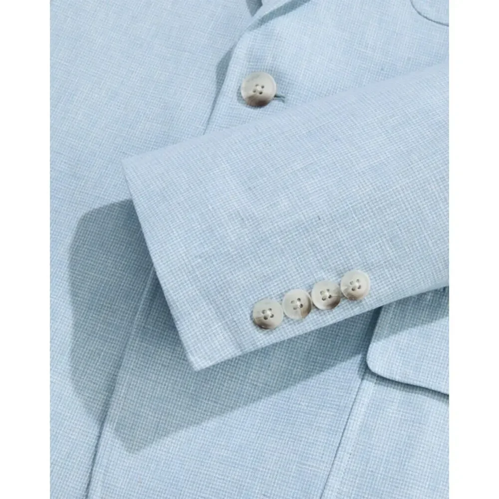 Vineyard Vines Houndstooth Vos Sport Coat Size 40R NWT - Sea Splash